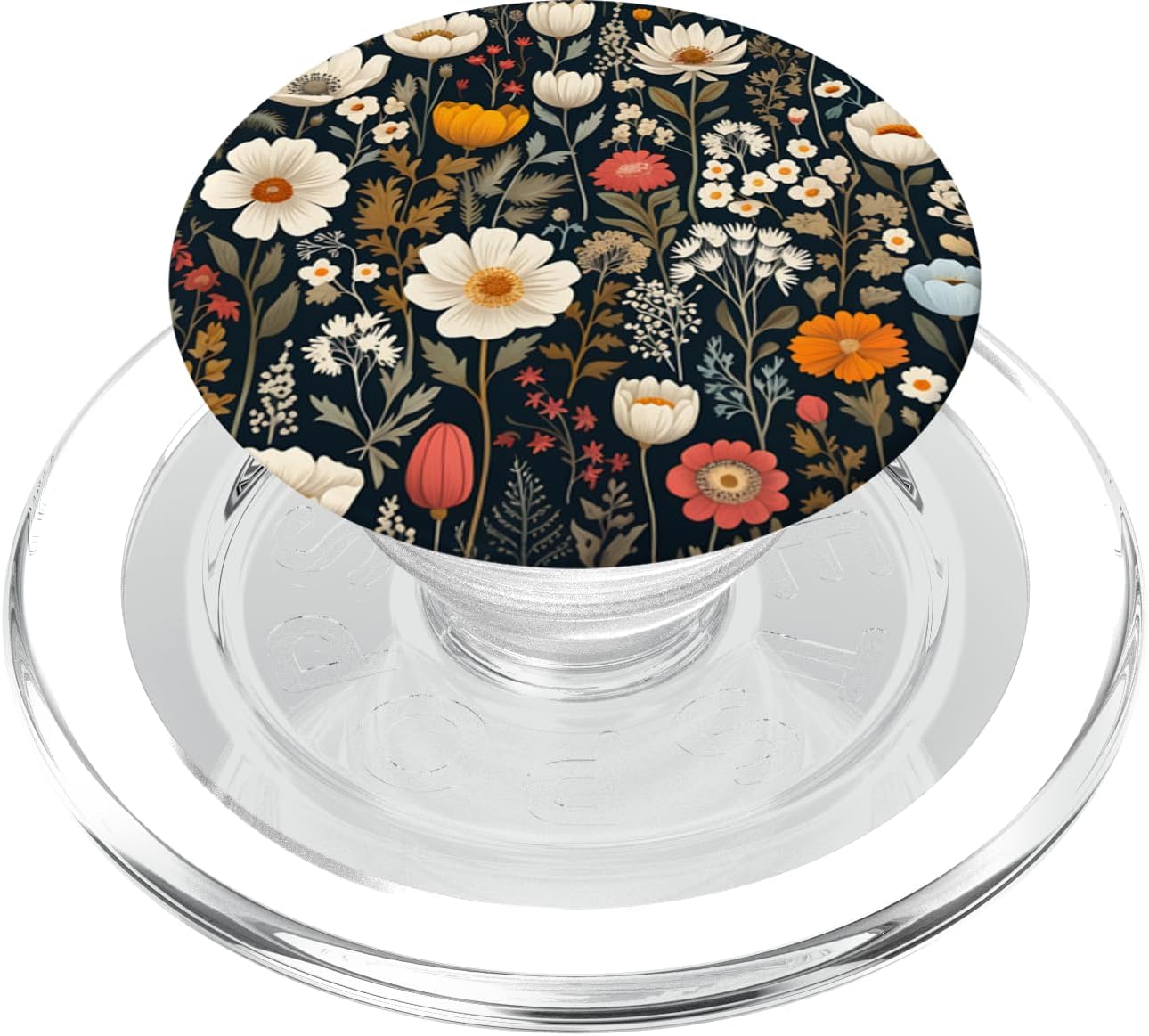 Mixed Flower Bouquet Floral Pattern Wildflowers PopSockets PopWallet for MagSafe