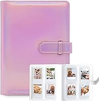 Vista 8 de Mini álbum de fotos de 128 bolsillos para cámara Fujifilm Instax Mini, Polaroid Snap, Z2300, cámaras instantáneas SocialMatic e impresora Negro