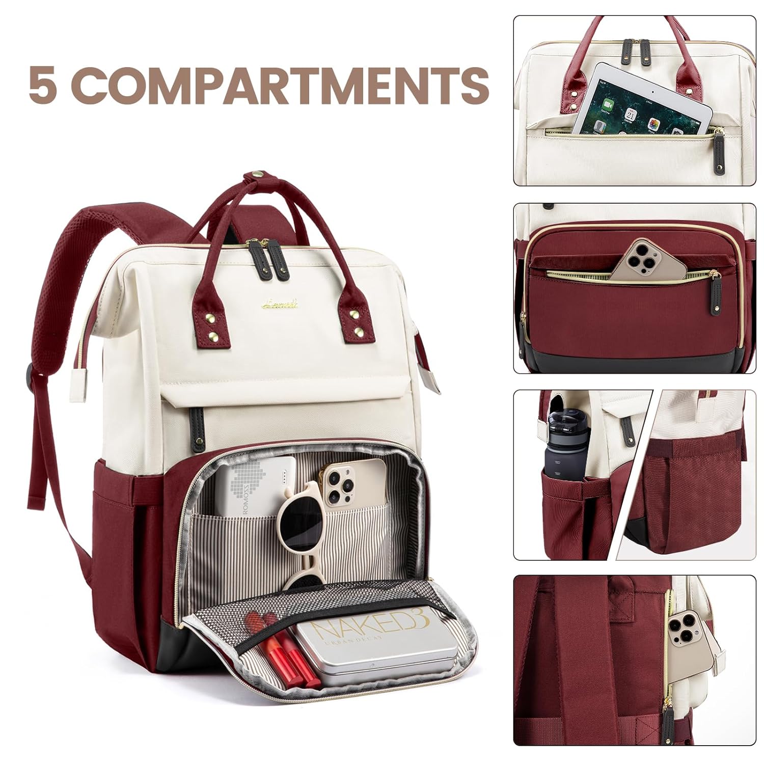 LOVEVOOK Mochila feminina para notebook em promoção! Veja a oferta e mais achadinhos de Bolsas 9 Hoje é o melhor dia para comprar LOVEVOOK Mochila feminina para notebook com aquele preço maroto! Promoção! Aproveite a oferta! 9