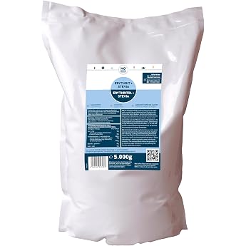 Storage Bag 5 kg Erythritol + Stevia No Sugar Sugar Substitute