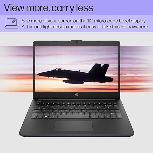 Miniatura 3 de HP Laptop delgada y ligera con pantalla táctil de 14 pulgadas  AMD Ryzen 7 5700U (i7-1255U)  Wi-Fi  Bluetooth  Negro Win11 con HDMI (16 GB de RAM