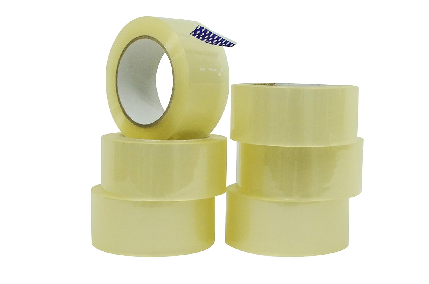 WOD CST18RA Clear Packing Tape 2 inch x 55 Yards Per Roll (6Rolls