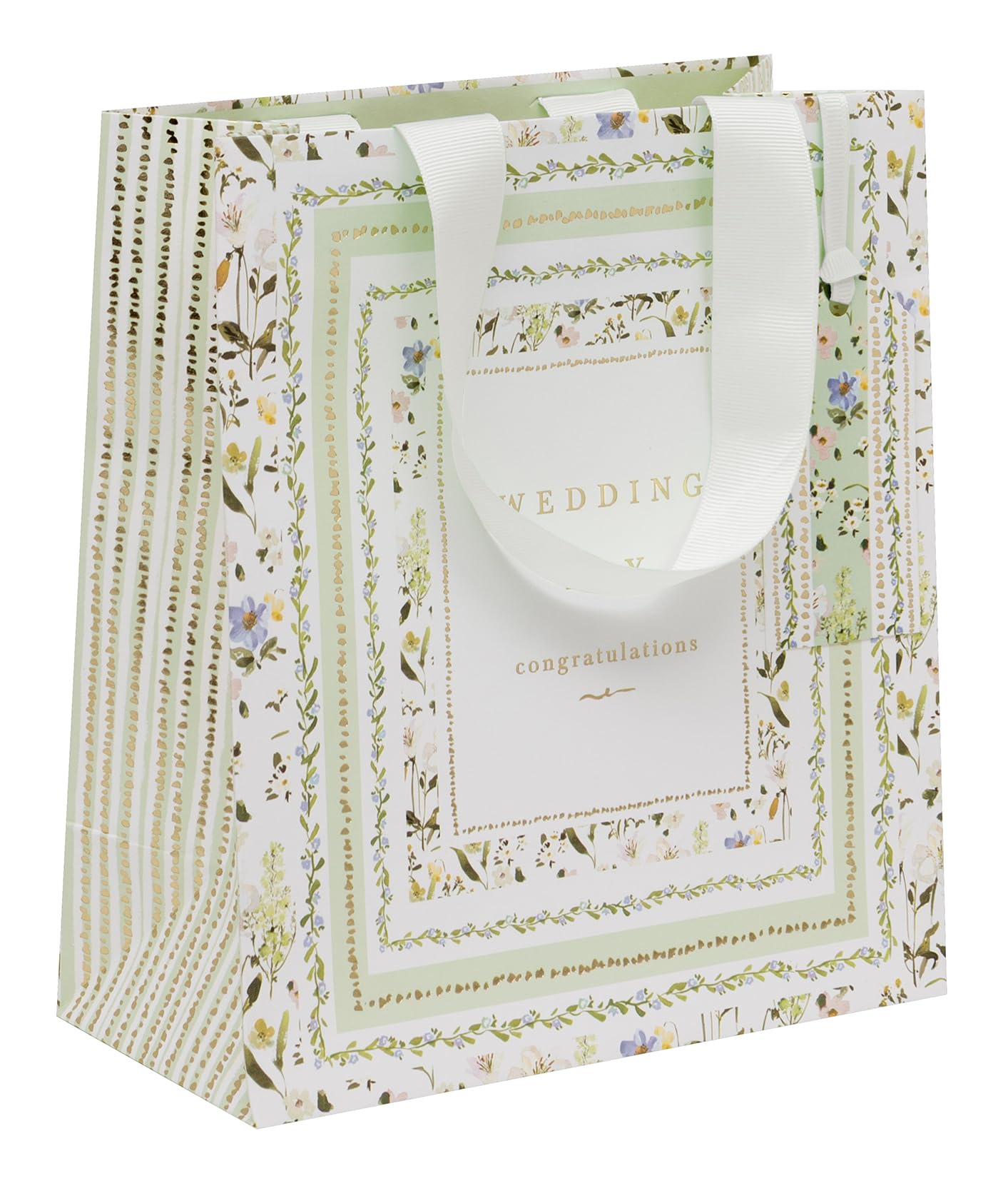 Glick M Ediu Gift Bag - Wildflower Wedding Design - 200 X 225 X 100M