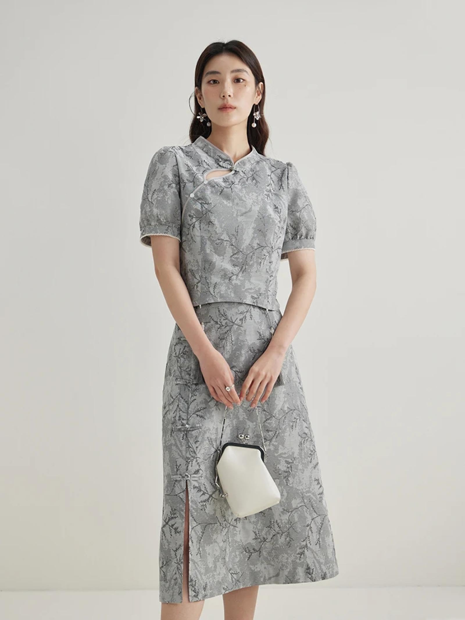 Falda Mujer Larga Cintura Alta Elástica Plisada Skirt Camisa Informal Holgada De Verano con Botones Y Falda Corta para Mujer