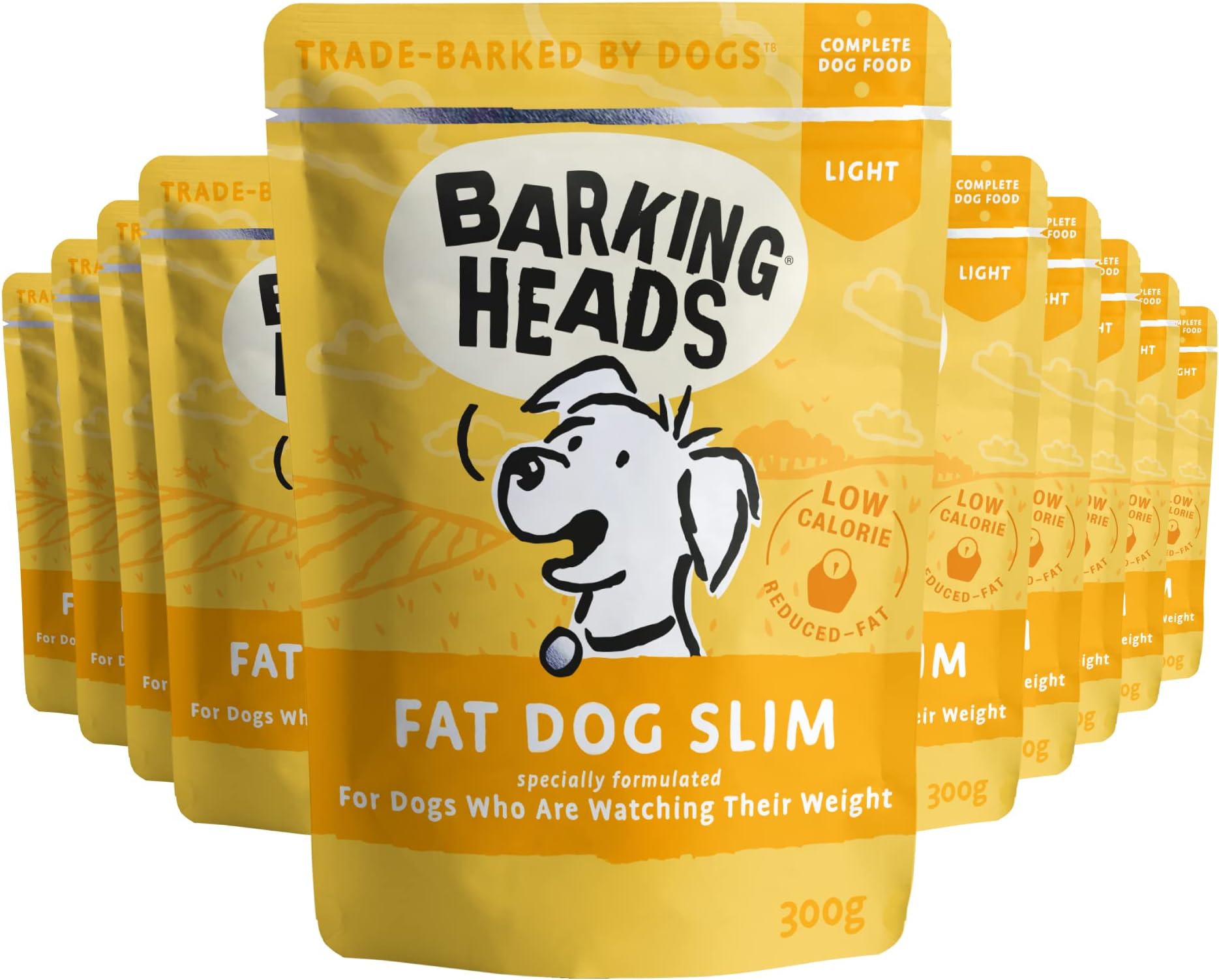 Barking Heads Complete Dry Dog Food 12kg Adult All Hounder Bowl