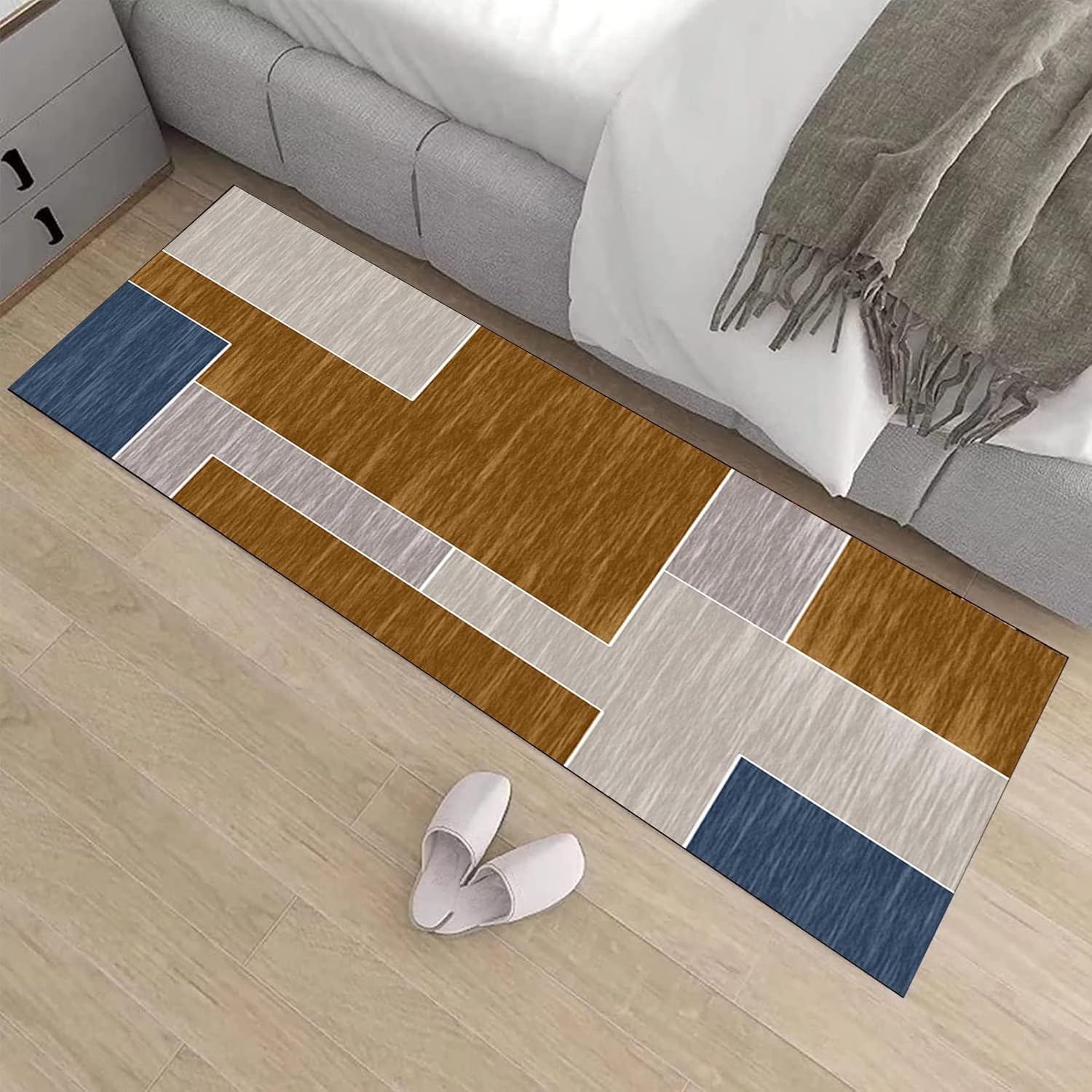 Stair Carpet otton Rug for Kitchen Floor Runner Anti Skid Indoor Front Door Entrance Home Decor 60x160cm