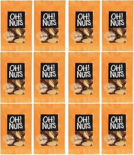Oh! Nuts Brazil Nuts Raw Individual Nut Snacks for On-the-Go - 12 Convenient Nut Snacks for School - Bulk Nuts Variety - Individual Packs (1.5 oz Each)