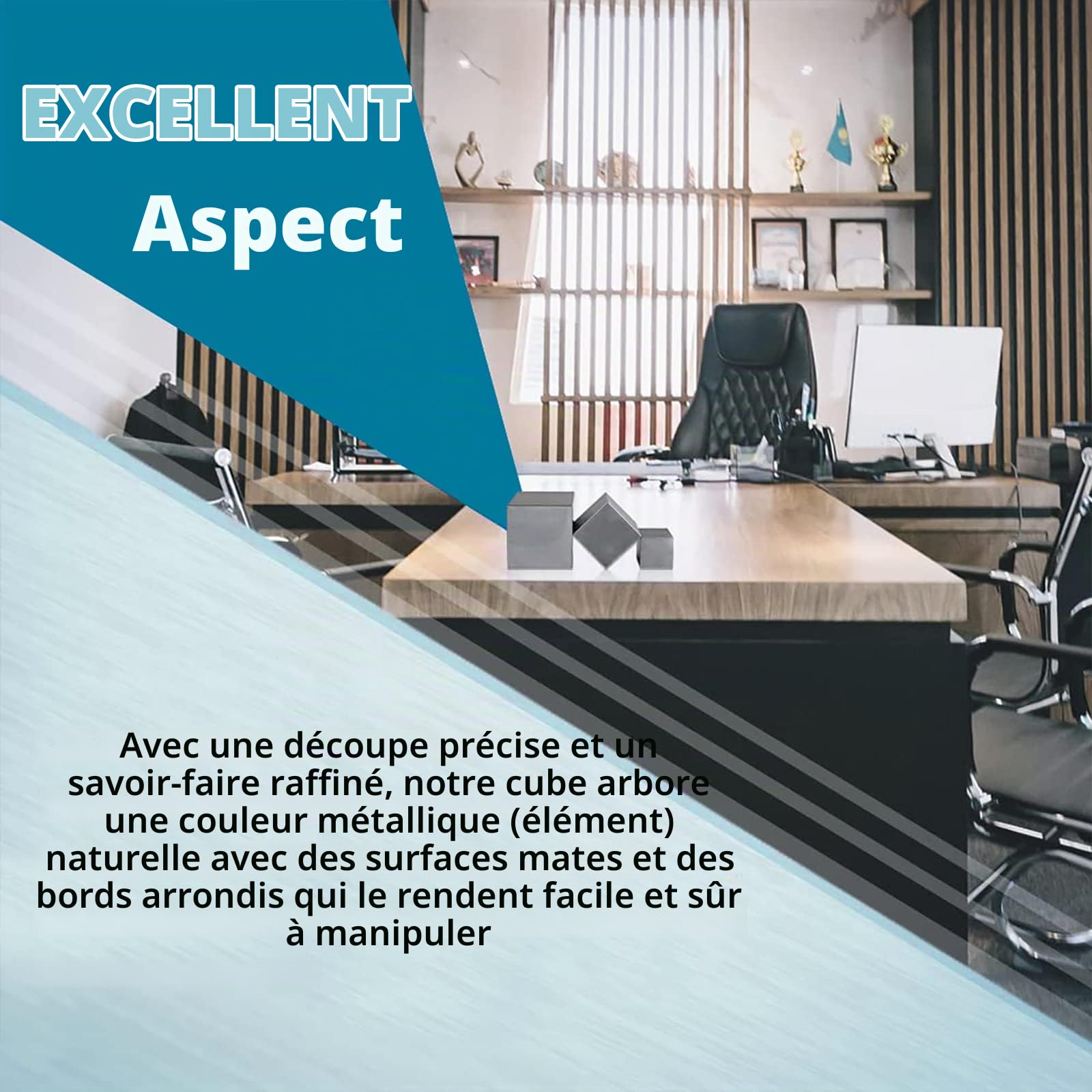 COYOUCO Cube en tungstène Cube de densité métallique Cube d'éléments à Haute densité en métal Pur pour Collections d'éléments Expérience de Laboratoire Matériel Passe-Temps,30 * 30 * 30mm