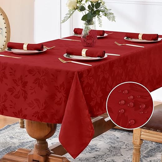 Christmas Jacquard Rectangle Tablecloth