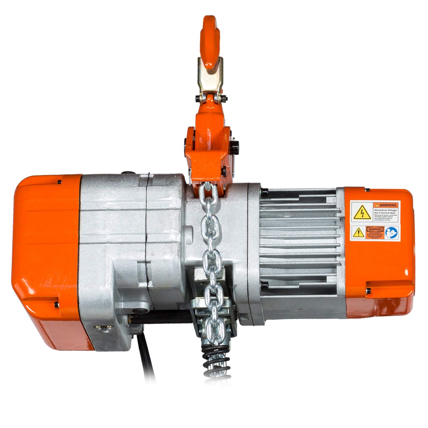 Prowinch 1 Ton Electric Chain Hoist Single Phase 2000 lbs Load Capacity 20ft Lift Height Hook Mount G80 Chain Double Chain Fall: Industrial & Scientific