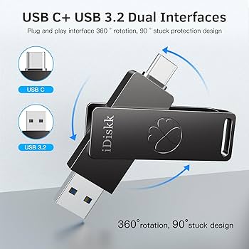 ☆iDiskk USB-C iPad Pro Lightning•1TB・未使用 Apple認証 iDiskk MFI取得 1TB (1024GB) iPad Pro iPhone 外付け