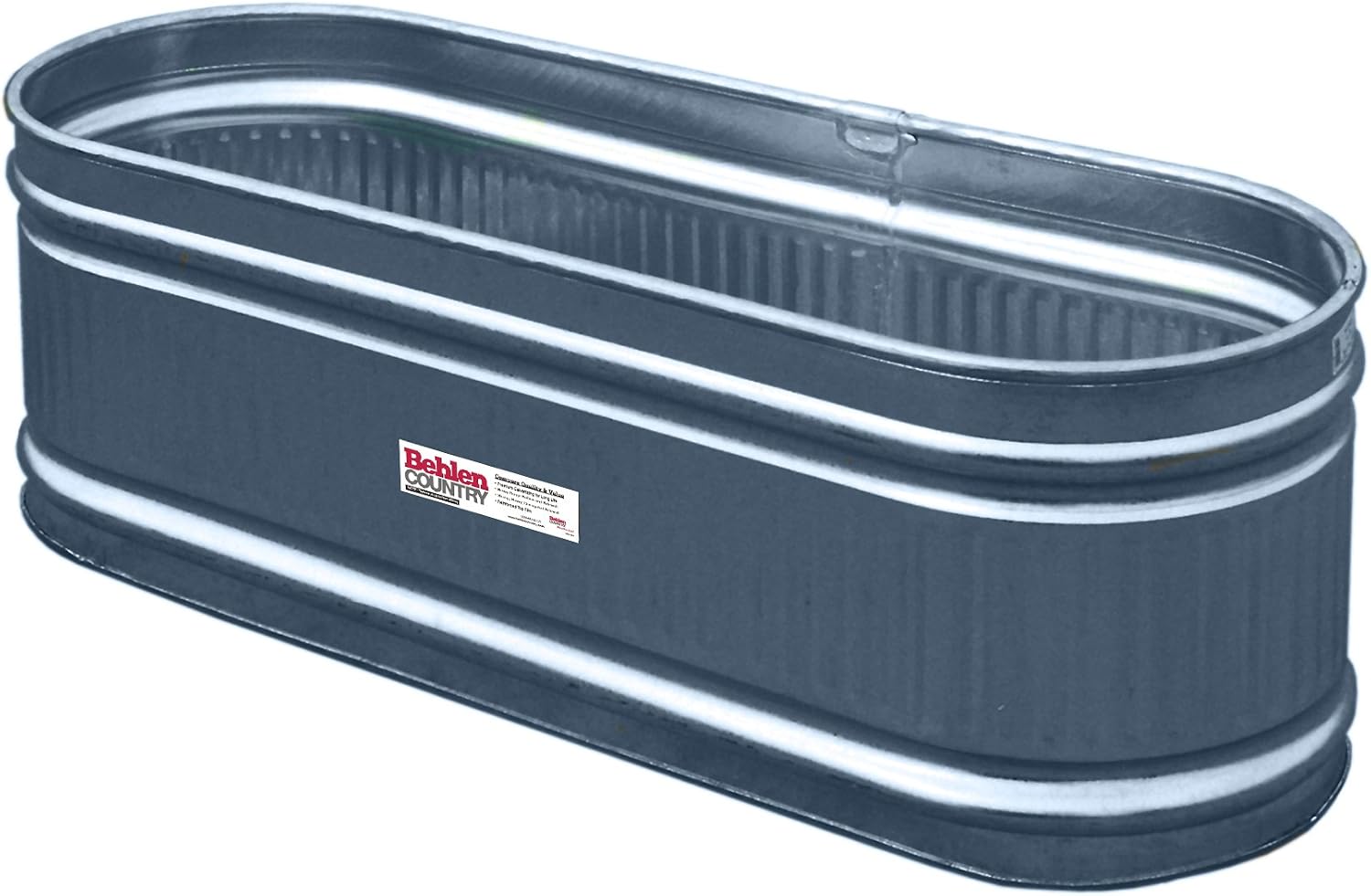 Behlen Country RE226C Galvanized Steel Round End Stock Tank, Approximately 123 Gallons