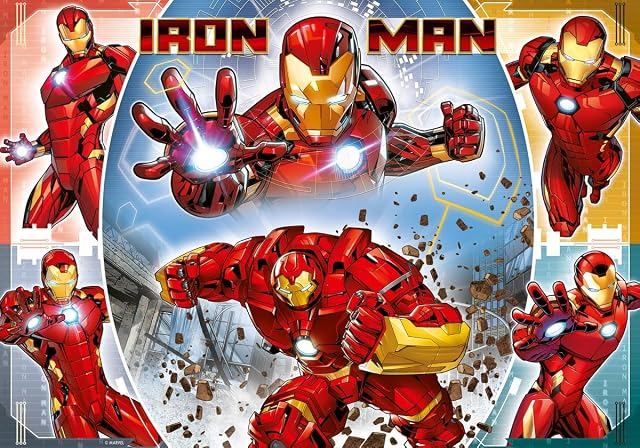 Foto 4 de 4 de Ravensburger - Puzzle Los Vengadores, 2 Rompecabezas de 200 y 300 Piezas XXL, Rompecabezas para Adultos…