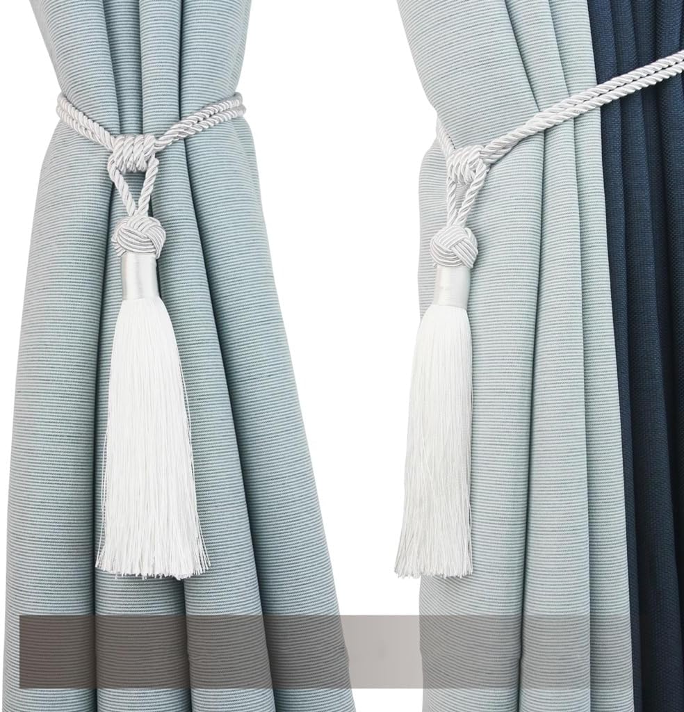FMURY Curtain Straps Curtain Buckles Non Installation Perforated Curtain Straps