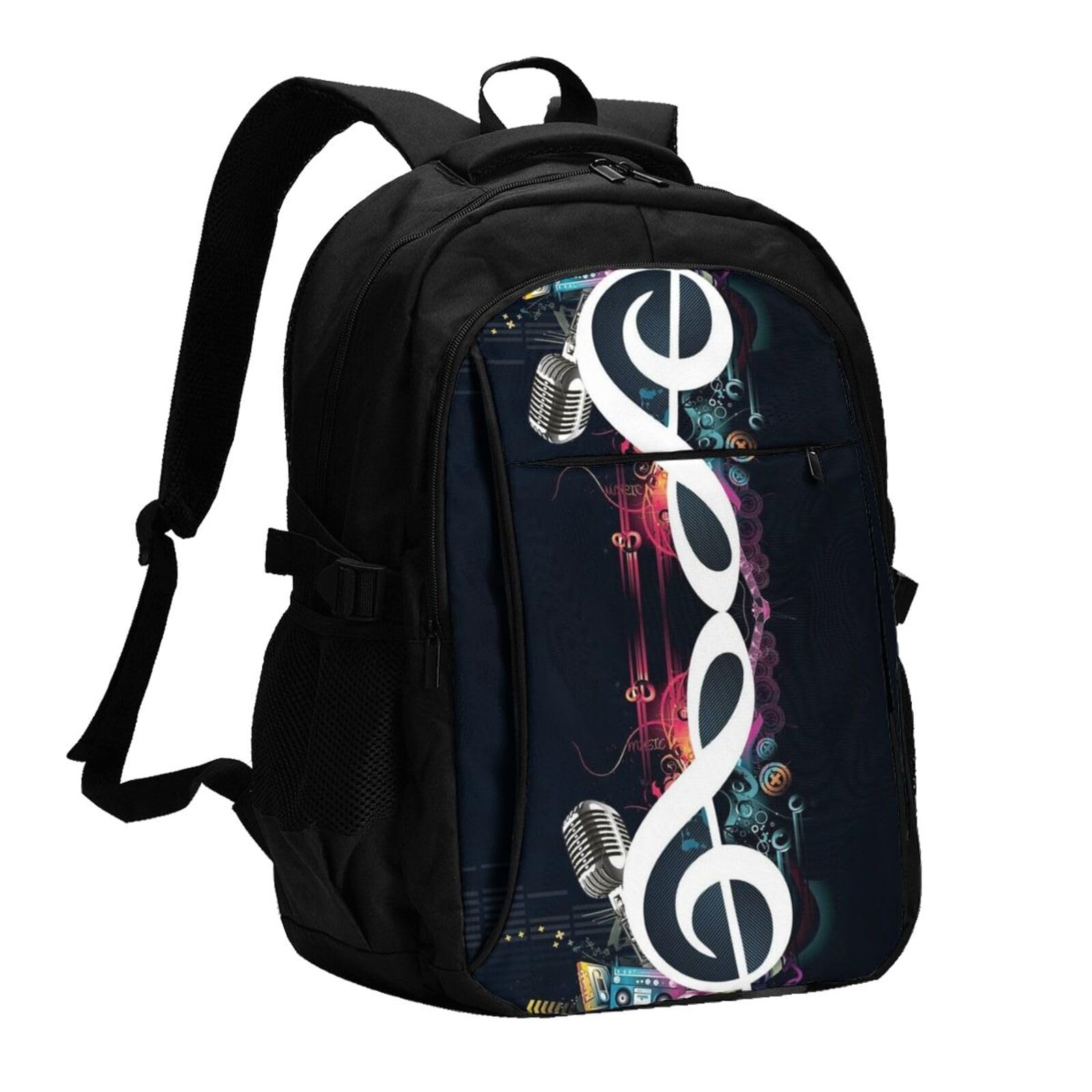 InOmak Musiknoten, Reiserucksack, Freizeitrucksack, Schulrucksack, Laptop-Rucksack für Damen und Herren