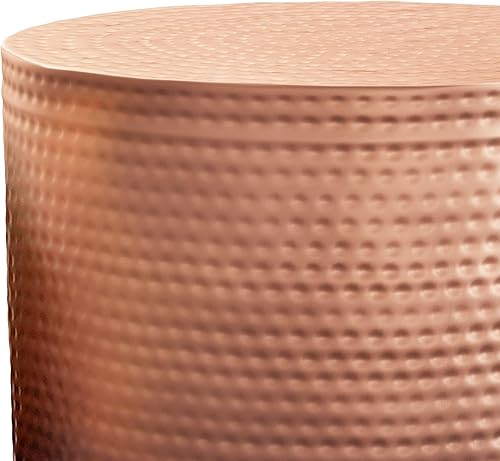 Miniatura 13 de SIMPLIHOME Nova Boho - Mesa auxiliar de metal de 19 pulgadas de ancho en color plateado degradado, totalmente montada, para sala de estar y Plateado