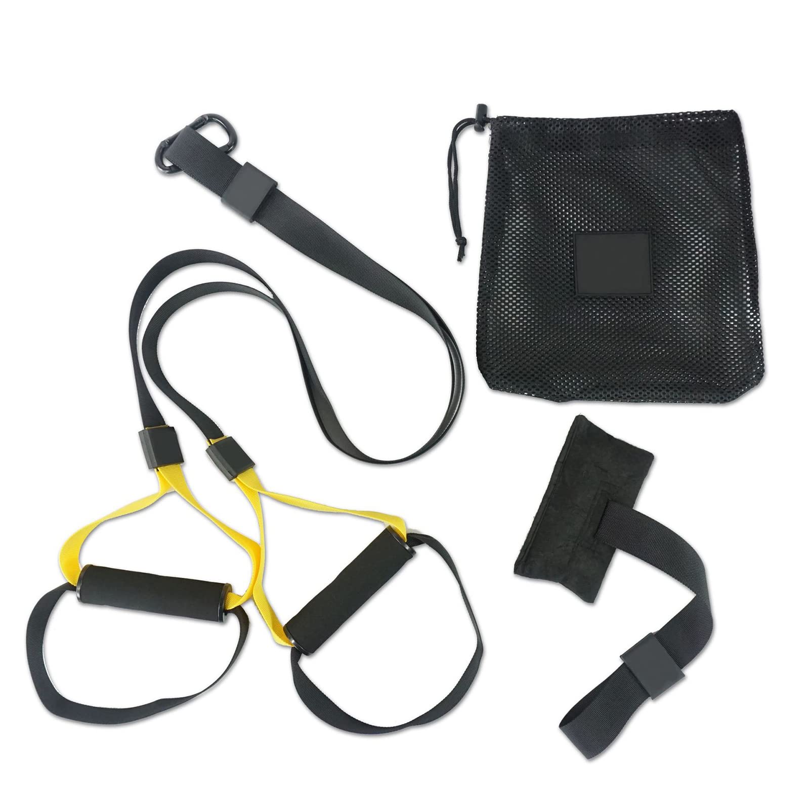 AMONIDA Sangle de Suspension d'entraînement, Ceinture de Résistance de Porte Professionnelle Portable pour Exercice Complet du Corps pour Salle de Sport à Domicile