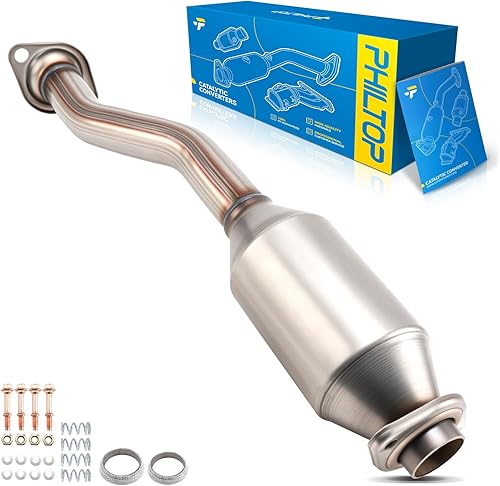 Vista 13 de PHILTOP Convertidor Catalítico de Salida Recta Compatible Directamente con Elantra 2.0L 2004-2012, Tiburon 2.0L 2007-2008, Spectra/Spectra5 2.0L