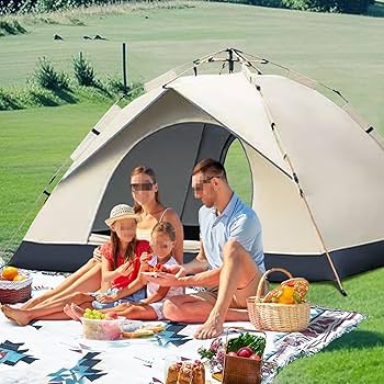 Amazon.co.jp: Uevmo ワンタッチテント キャンプテント シルバー