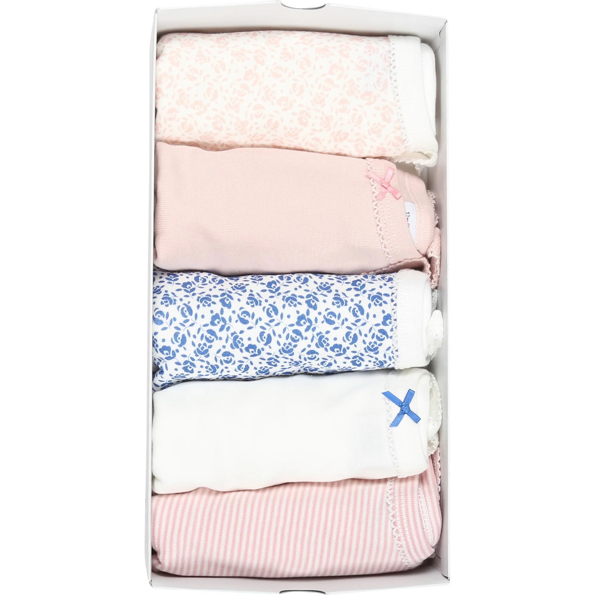 Petit Bateau Baby_Boy's A09y5 Bodysuit, Variant 1, 6 Months (Pack of 5)