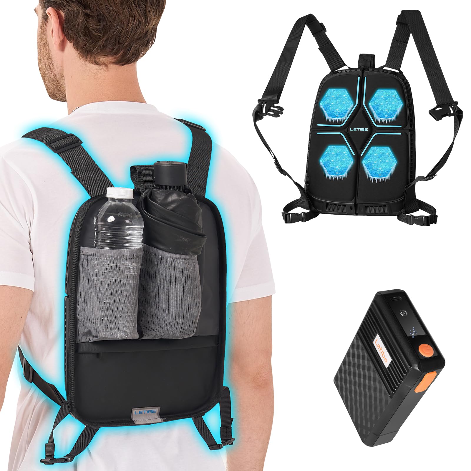 Letbie ペルチェクールリュック 30000mAh Amazon.co.jp: [Letibe] ペルチェリュック 【最大-28℃ 30000mAh