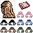 MAORULU Hair Clips for Women Girls Kids, 1.5 Inch Mini Hair Jaw Clips, 5 Colors, Pack of 10, with Gift Box