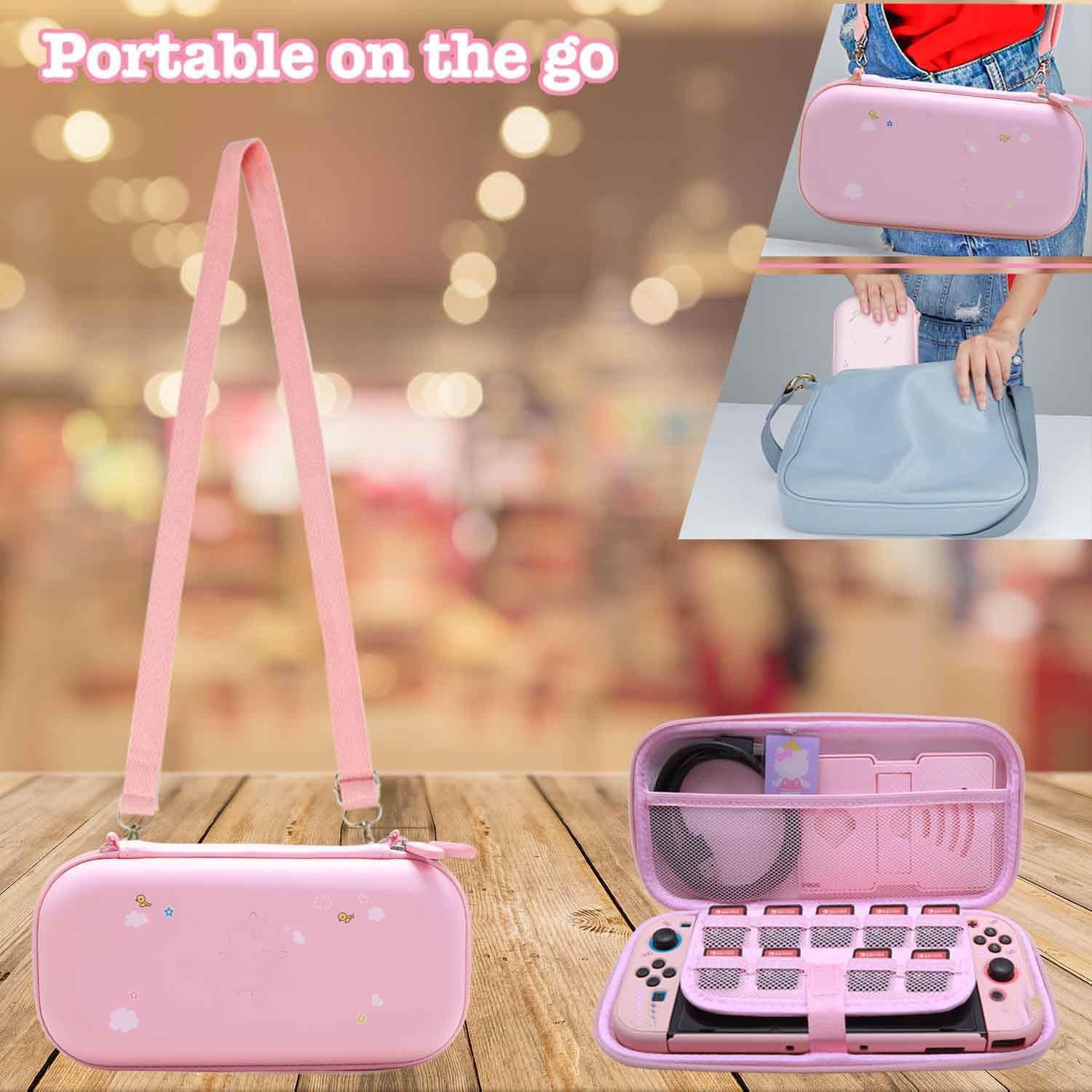 GUTIAL Accessories Bundle for Nintendo Switch Lite - Cute Kawaii