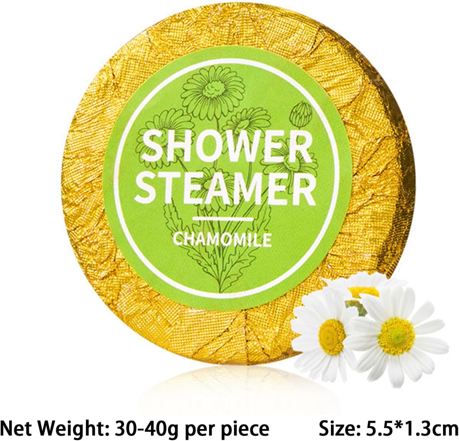 Jan Jean 8Pcs Shower Steamers – Assorted Fragrances for Women – Aromatherapy Bath Bombs with Essential Oils Chamomile One Size