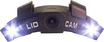LIDCAM+ LC-WF-BZ Hands Free Hat Mounted Digital Action Camera, 1080P HD Wi-Fi with Full Audio and 1X to 4X Zoom, Black