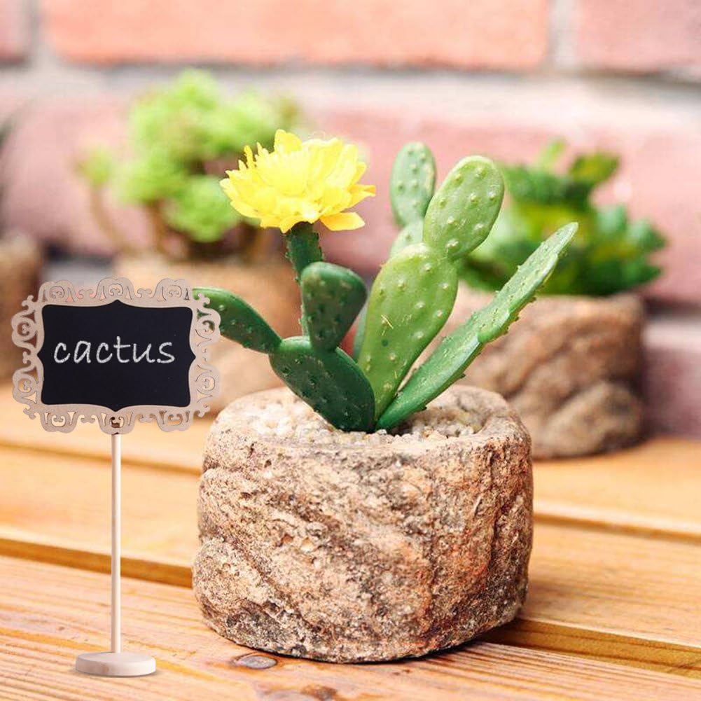 AUSTOR 14 PCS Mini Chalkboard Signs Decorative Boarder Chalkboard with Stand for Weddings Place Cards, Parties, Message Board Signs and Decorating : Home & Kitchen