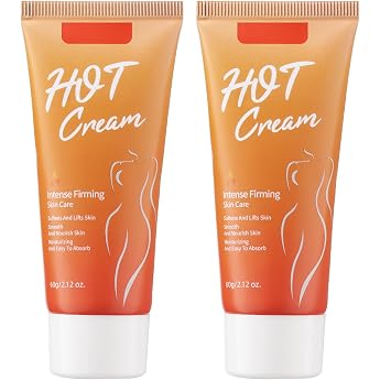 Firming Hot Cream   Straffende & Aufhellende W rmecreme Feuchtigkeitsspendende K rpercreme f r Bauch Beine Arme & Po Nat rliche Formel f r eine gleichm ige Hautton