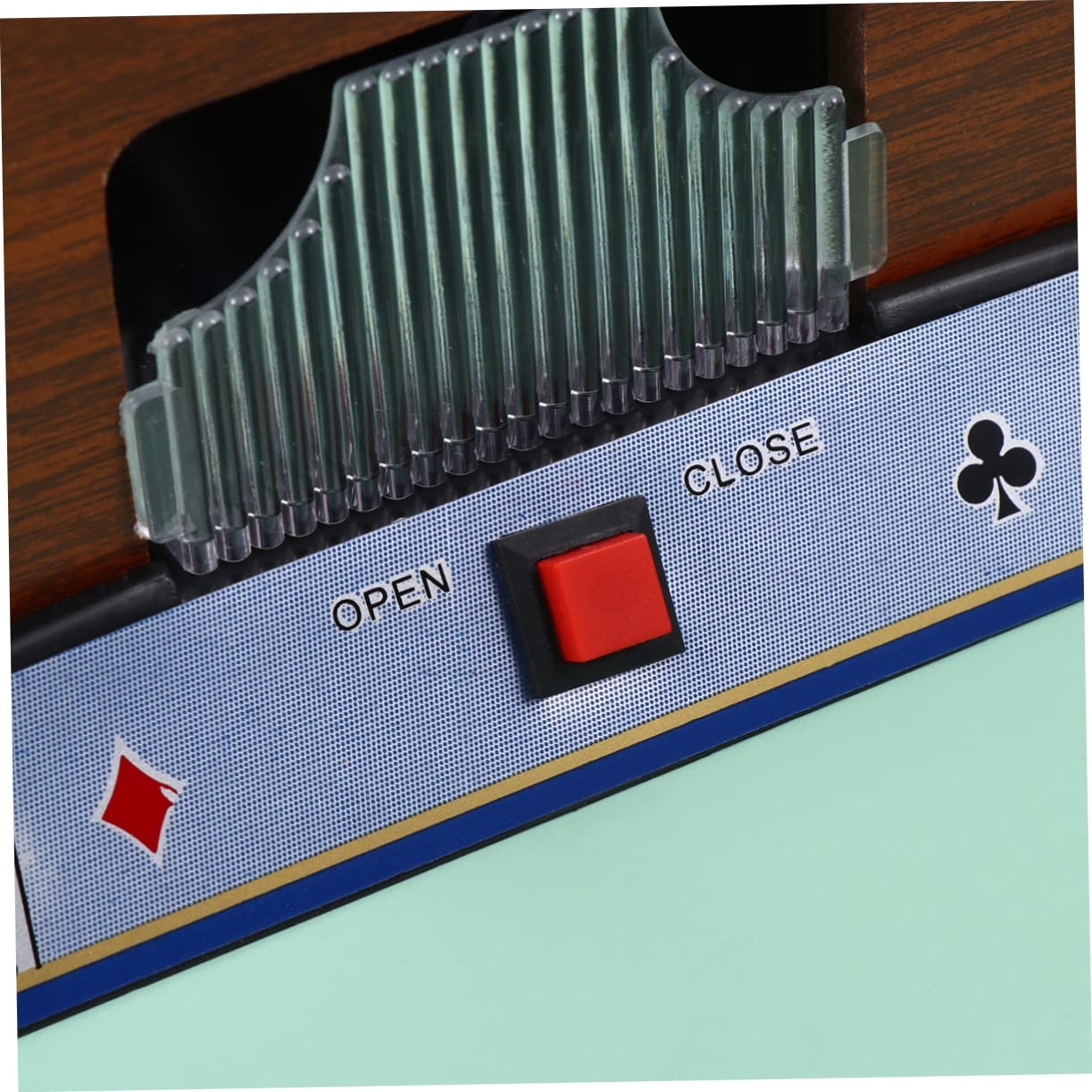 Abaodam Mélangeur Automatique de Cartes à Jouer 1 Pièce Électrique Noir
