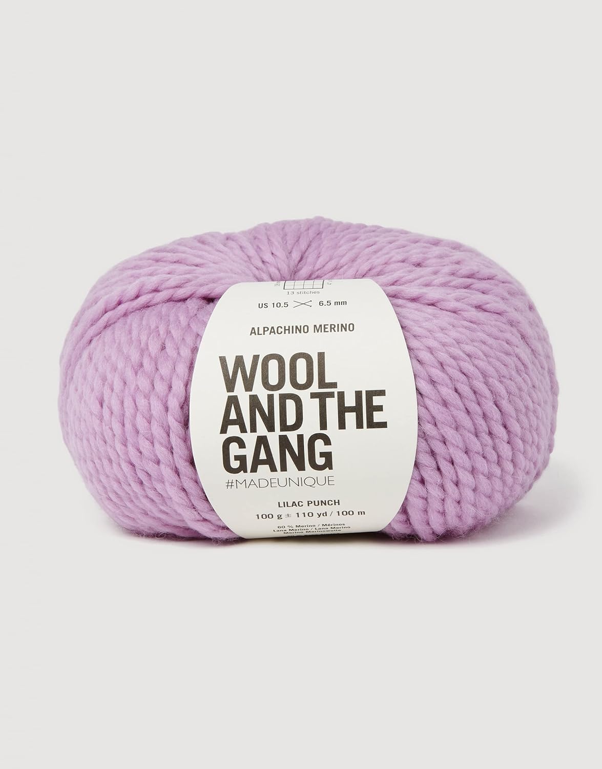 Wool and the Gang Alpachino Merino 314 Lilac Punch