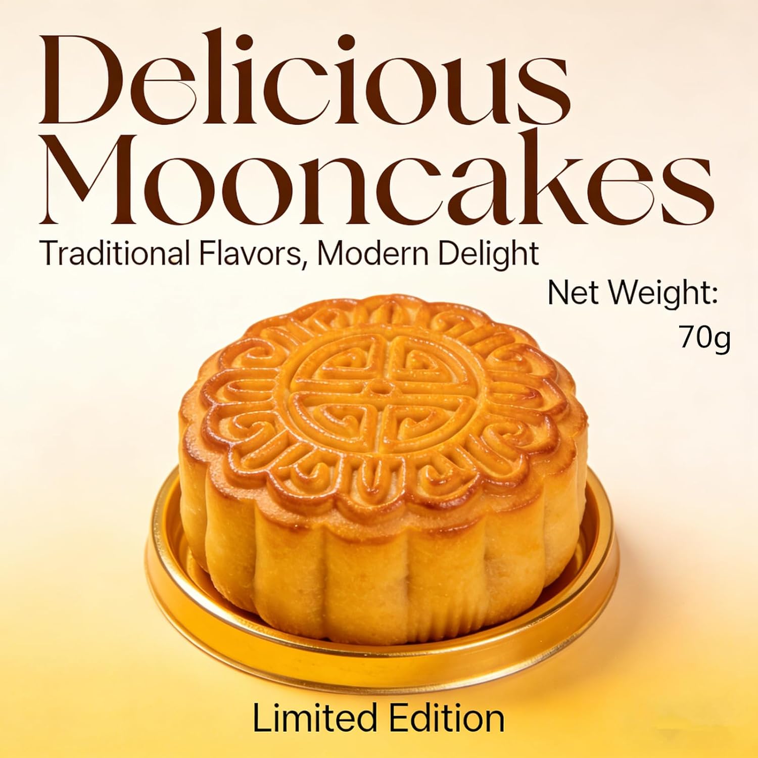 8PCS Moon Cake Pastry Gift Box,Chinese Creative Traditional Dessert,Instant Breakfast Cake,Unique Flavors,Holiday Celebrate,Family Gifts,Gift-Giving,6 Flavors Mix（70g*8pcs）