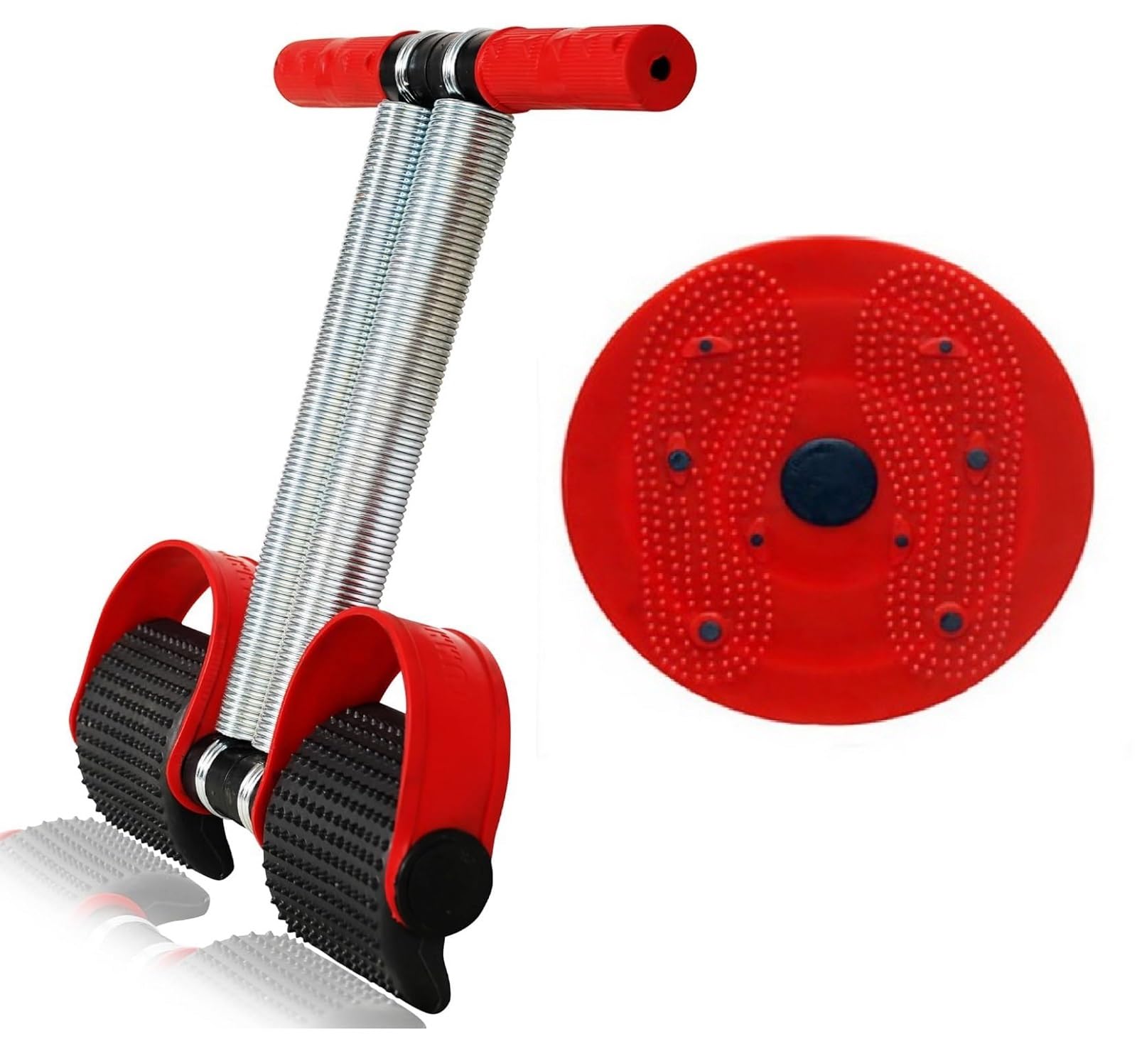 Shopeleven Red Tummy Twister & Tummy Trimmer Combo - Ideal for Abdominal Fitness at Home-picture-16