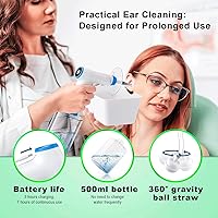 Vista 7 de Ear Wax Removal Kit (4 Speed Modes), Effective Ear Cleaner - Includes Basin, Towel & 10 Tips.