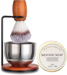 Conjunto de pincéis de barbear (4 peças)