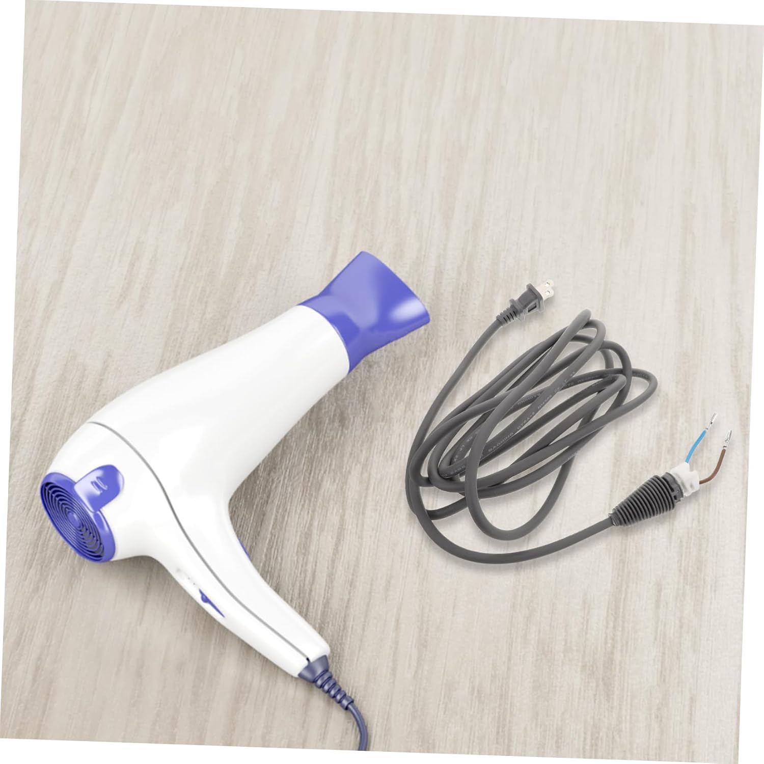 VALICLUD Hair Dryer Power Supply Cord Replacement Accessory for Hair Dryers Easy Installation Compatible Repair Wire