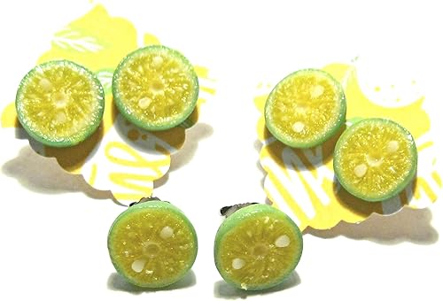 Miniatura 5 de Pendientes Calamansi Lime Stud - Tiny Food Jewelry