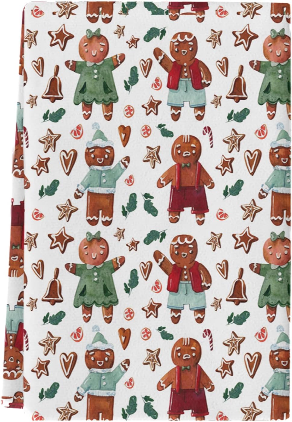 Christmas Kitchen Towels Gingerbread Man Dish Towels and