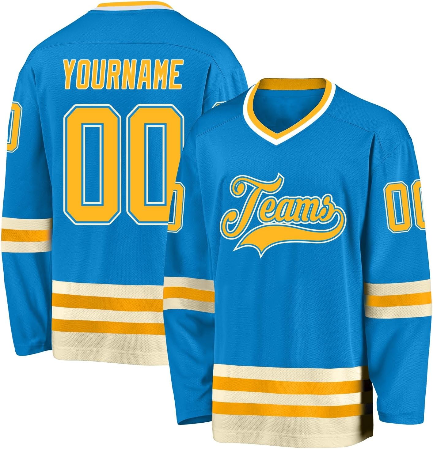 Custom Hockey Jersey for Men Women Youth Personalized Team Name Number and Logo, Colorful Practice Sports Fan Jersey Uniform