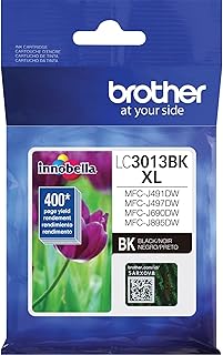 Printer High Yield Ink Cartridge Page Up To 400 Pages Black (LC3013BK), Standard