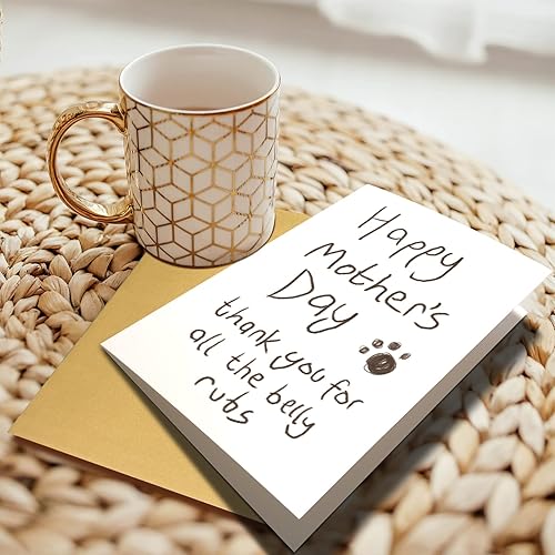 Miniatura 6 de Chenive Tarjeta de feliz día de la madre de perro, divertida tarjeta del día de la madre para mamá perrita, tarjeta de agradecimiento por todos los