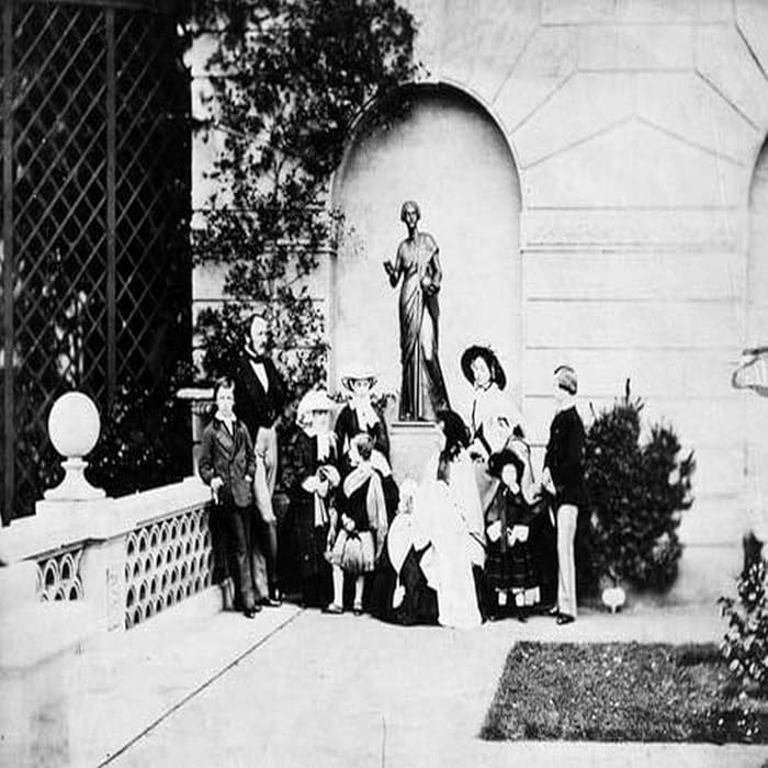 Buy Victoria & Family 1857 Nthe Royal Family On The Terrace Of Osborne