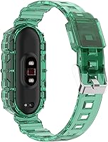 Vista 1 de REYDA Correa de silicona compatible con Xiao Mi Smart Band 7/Mi Smart Band 6/Mi Smart Band 5, suave y flexible y transpirable, pulsera de silicona