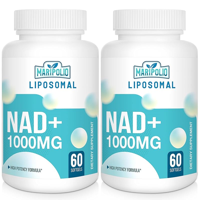 Maripolio Suplemento de NAD+ lipossomal 1000 mg 120 cápsulas gelatinosas