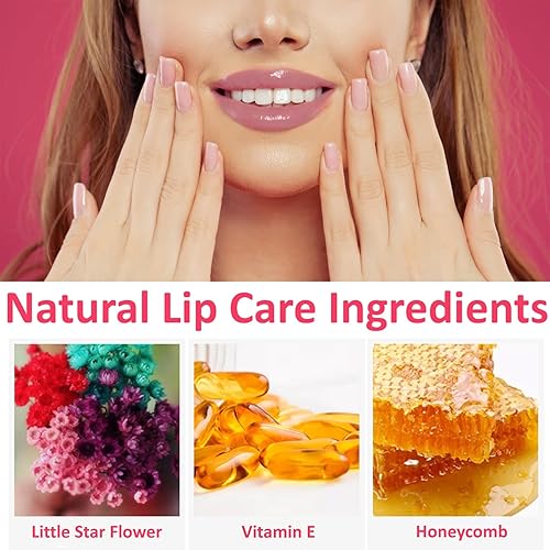 Miniatura 131 de 3 lápices labiales de aloe vera, bálsamo labial hidratante de larga duración, barra de labios nutritiva, lápiz labial, bálsamo labial, cambio