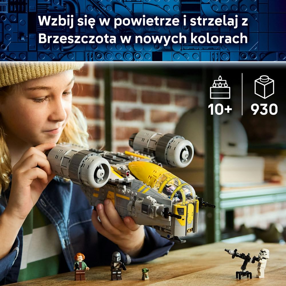 LEGO Star Wars Brzeszczot 75447 | Statek kosmiczny, zabawka dla 10-latka, prezent Star Wars dla dzieci, klocki dla chłopca i dziewczynki, 930 elementów
