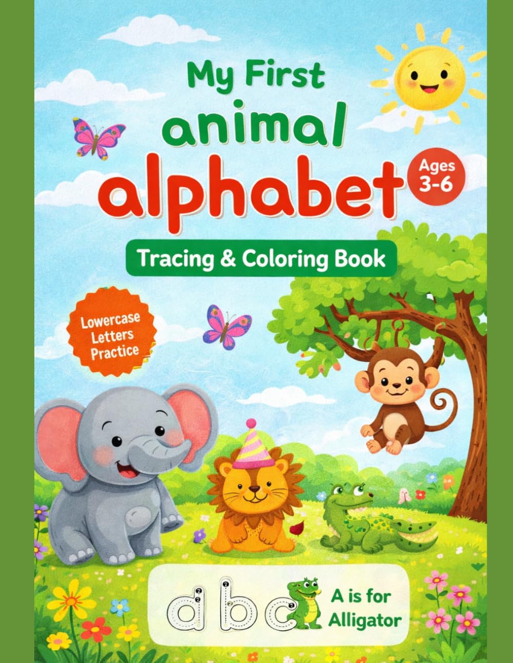 Kids coloring book: Alphabet tracing activities