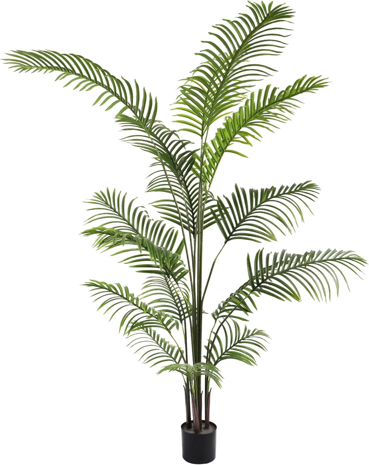 Artificial Palm Tree with Planter Fake Plants 5ft Faux Tree Indoor for Home Decor Living Room Decor 1 5ft